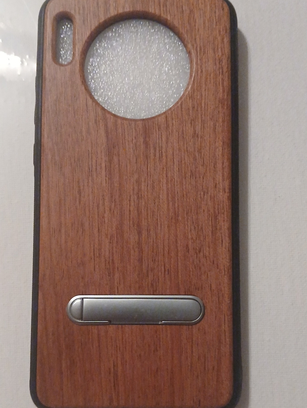Wood Grain Smartphone Case with Kickstand - Brown